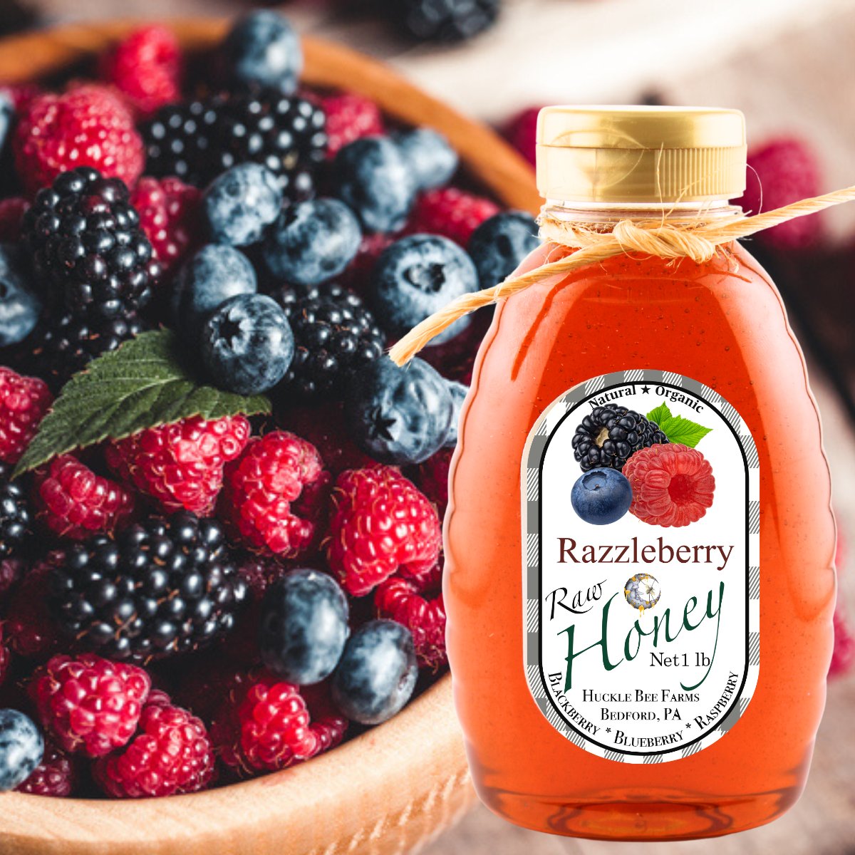 Razzleberry Honey: Indulge in Sweet Berry Flavors Infusion - Huckle Bee Farms LLC