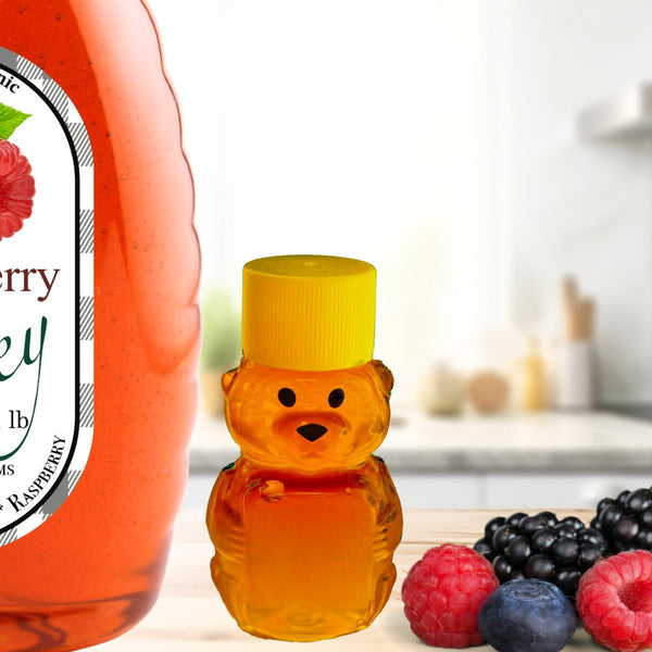 RazzleBerry Infused Honey - Huckle Bee Farms LLC