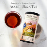 Regenerative Organic Certified® Assam Black Tea Bags - 36 Tea Bags - Huckle Bee Farms LLC