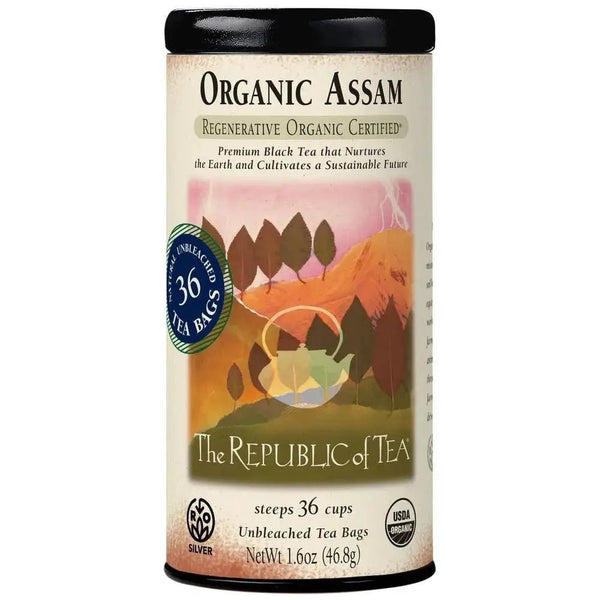 Regenerative Organic Certified® Assam Black Tea Bags - 36 Tea Bags - Huckle Bee Farms LLC