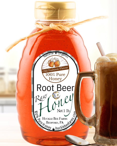 Root Beer Flavor Honey - Huckle Bee Farms LLC