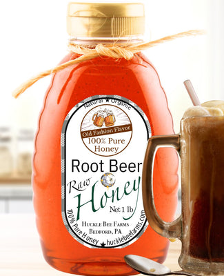 Root Beer Flavor Honey: Unique Twist for a honey Delights - Huckle Bee Farms LLC