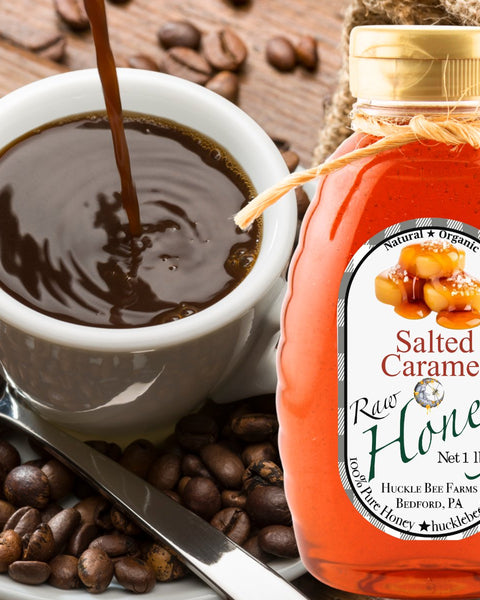 Salted Caramel Honey - Huckle Bee Farms LLC