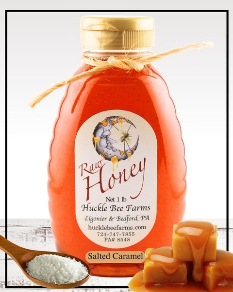 Salted Caramel Honey - Huckle Bee Farms LLC