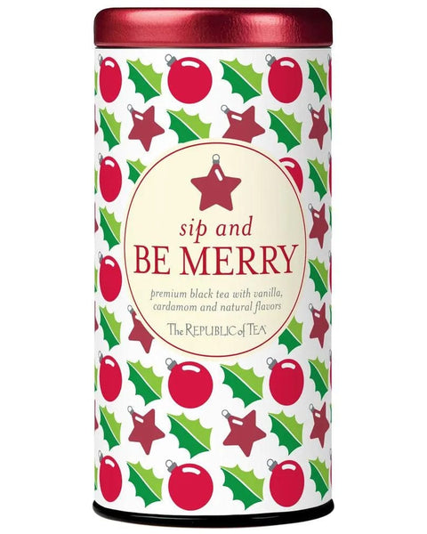 ⛄️ Sip and Be Merry Holiday Gift Tea ⛄️ - Tin 50 Tea Bags - Huckle Bee Farms LLC