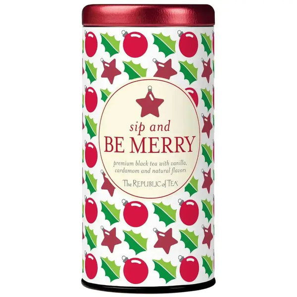 ⛄️ Sip and Be Merry Holiday Gift Tea ⛄️ - Tin 50 Tea Bags - Huckle Bee Farms LLC