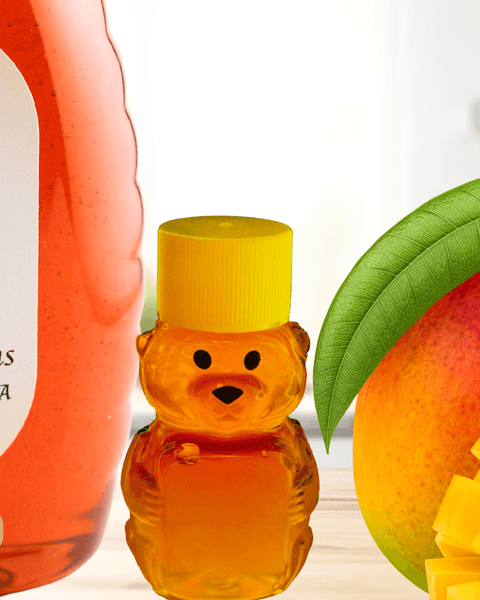 Spicy Mango Habanero Honey - Tropical Sweetness & Heat - Huckle Bee Farms LLC