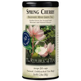 Spring Cherry Green Tea Bags - Tin 50 Tea Bags - Huckle Bee Farms LLC