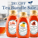 Tea Lover’s Honey Bundle – Peppermint, Lemon & Pomegranate Honeys - Huckle Bee Farms LLC