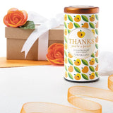 Thanks You're A Peach Gift Tea - Tin 50 Tea Bags - Huckle Bee Farms LLC