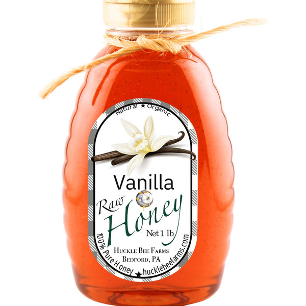 Vanilla Bean Infused Honey - Huckle Bee Farms LLC