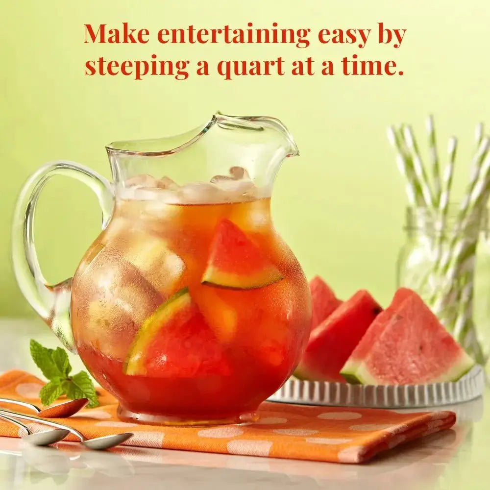 Watermelon Mint Black Large Iced Tea Pouches - 8 Pouches - Huckle Bee Farms LLC