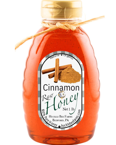 Raw cinnamon infused honey drizzled on toast.