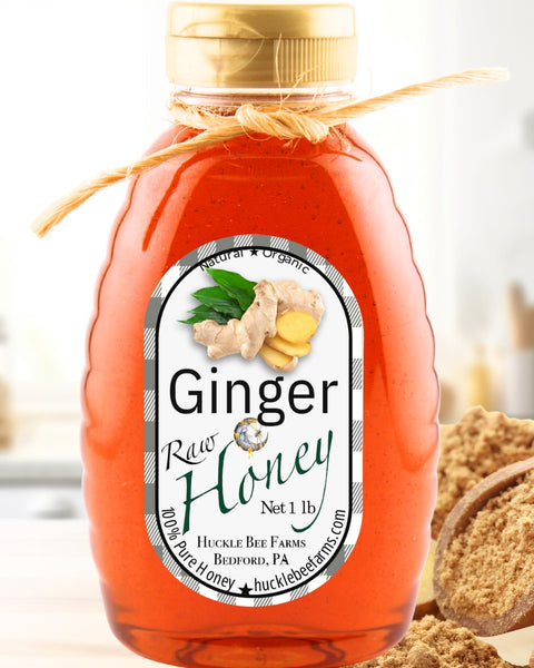 Wholesale Ginger Infused Honey - Huckle Bee Farms LLC