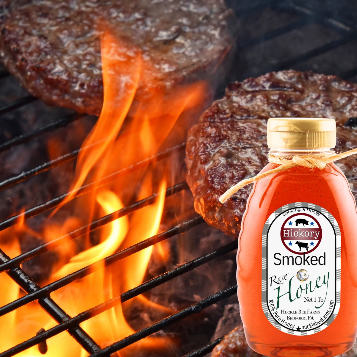 Huckle Bee Farms' Hickory Smoked Honey: Pure and Delicious