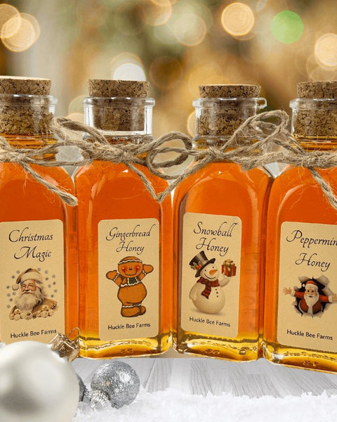 Wholesale - Holiday 4 - 4 oz Gift Box - Pack of 3 - Huckle Bee Farms LLC