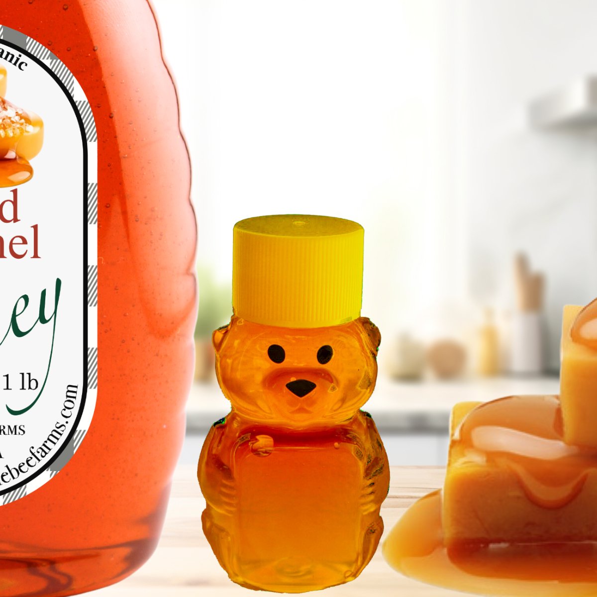 Wholesale Salted Caramel Honey - Huckle Bee Farms LLC