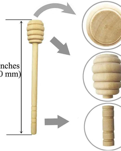 Wholesale Wooden Honey Dipper - Huckle Bee Farms LLC