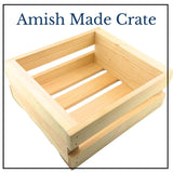 Amish made wooden crate for honey gift box